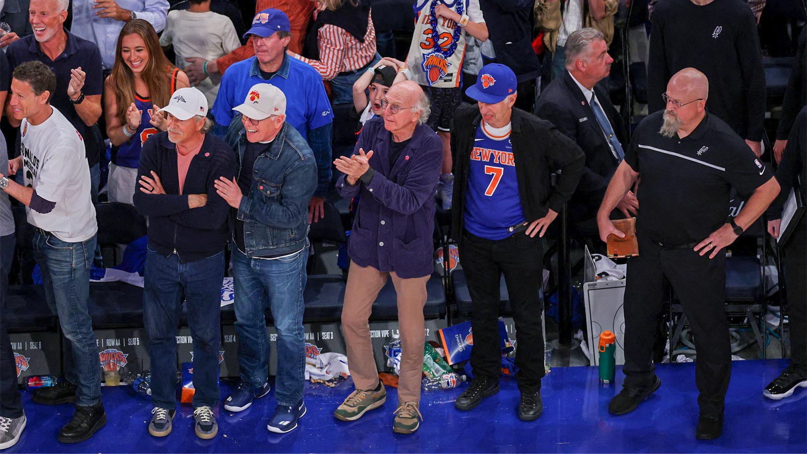 Larry David Almost Left During Knicks Comeback — Then McEnroe Stepped In