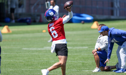 Giants’ Jaxson Dart Already Has His Go-To Guy With Malik Nabers Sidelined