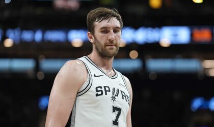 Spurs’ Backup Center Luke Kornet Listed as Questionable for Potential Season-Ending Game 5