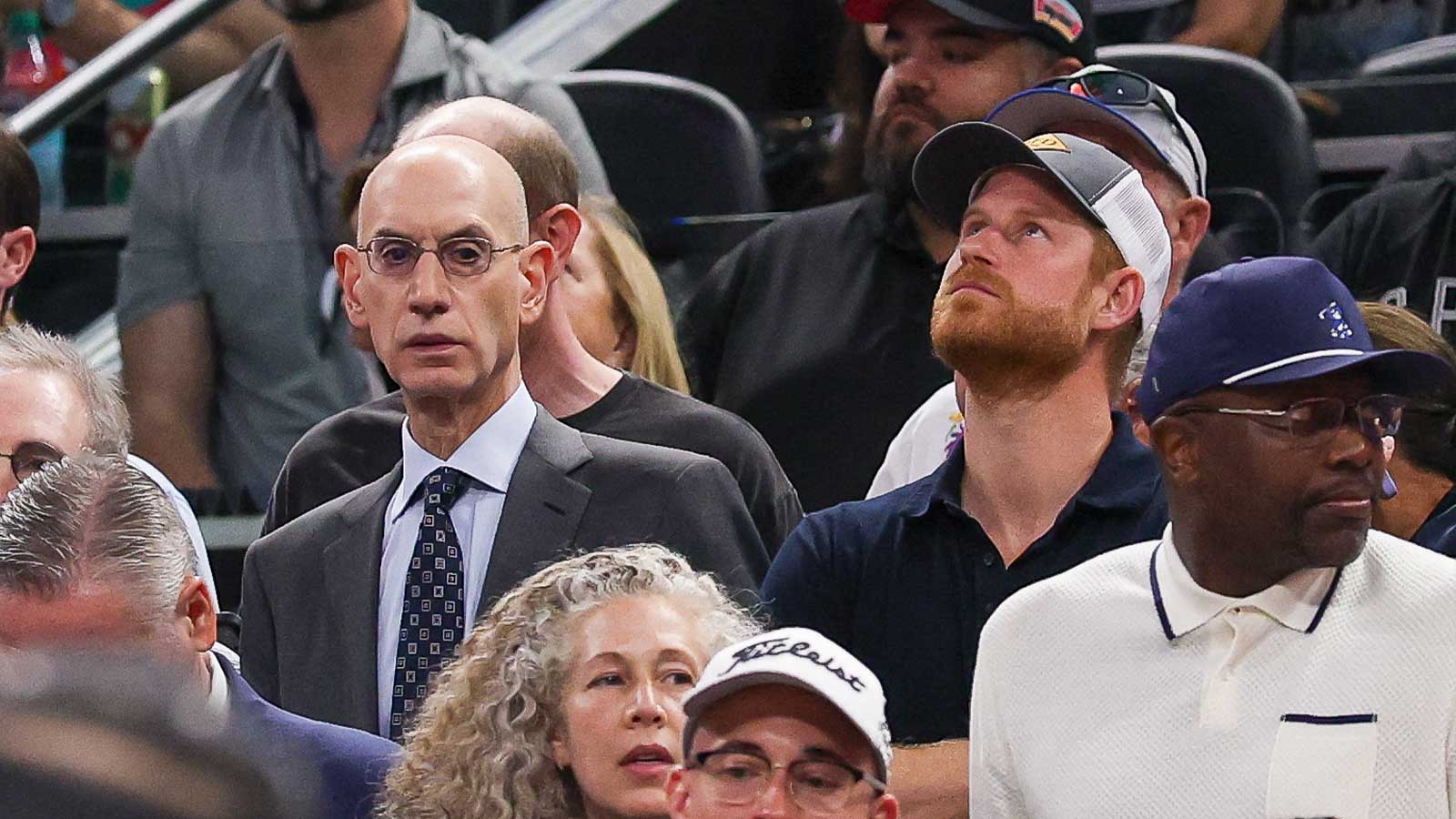 Prince Harry Sat Next to Adam Silver at Game 5 — and the NBA Finals Got Royal