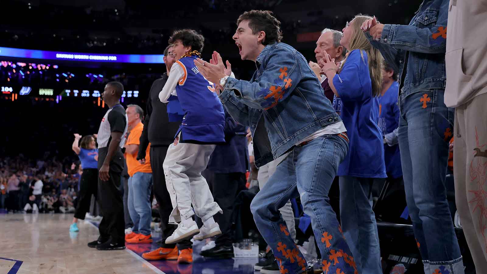 Timothée Chalamet Shouted ‘Way Rather This Than the Oscars’ After the Knicks Finally Won a Title