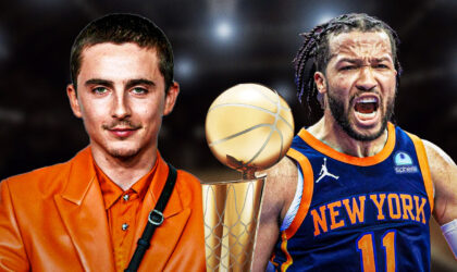 Knicks Title Gets Hollywood Treatment: Timothée Chalamet Goes Wild in the Locker Room with Jalen Brunson