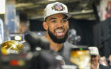 KAT Brought Sinatra Into the Knicks Title Celebration — and It Hit Different