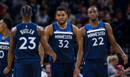 Jimmy Butler Has Zero Rings. Karl-Anthony Towns and Andrew Wiggins Each Have One. Timberwolves Fans Won’t Let Him Forget It.