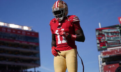 Brandon Aiyuk Posted a Bathtub Dance Video — and the 49ers Still Haven’t Flinched