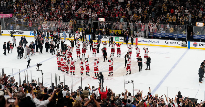 Carolina Brought Its Own Party to Vegas: Storm Surge Hits the Ice After Stanley Cup Clinch