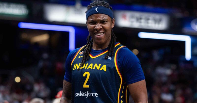 Fever’s Hines-Allen Bloodied in Paint Collision — Then Came Right Back