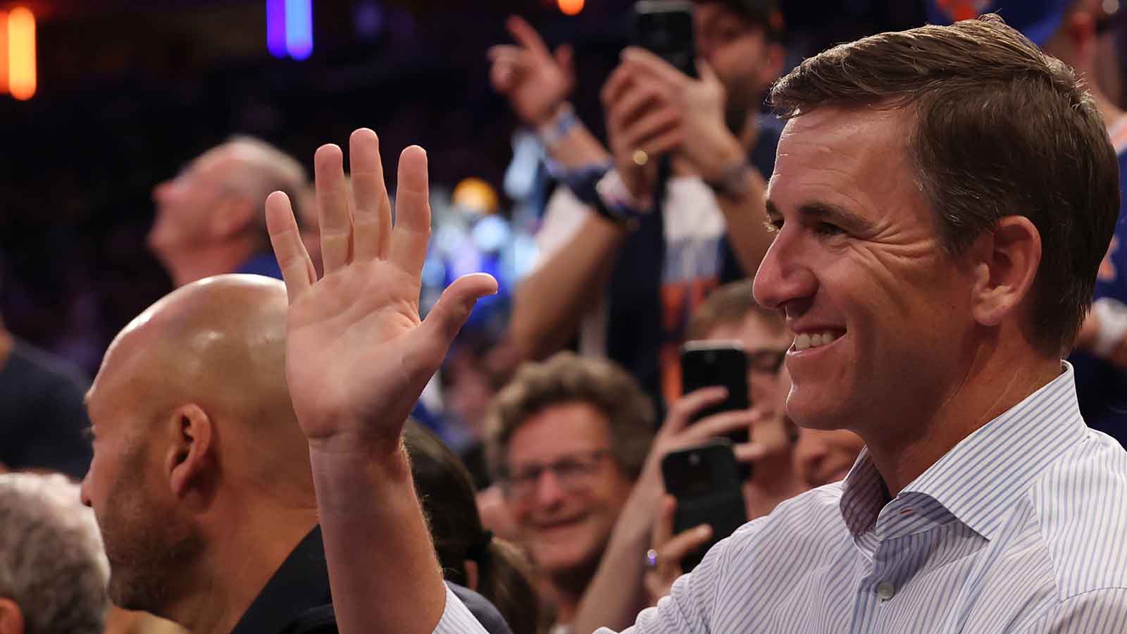 Eli Manning Fires Back at Jalen Brunson GOAT Debate With Perfect Two-Word Response