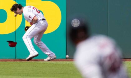 Guardians Catch a Break: Rookie Outfielder’s Wall Crash Isn’t as Bad as It Looked