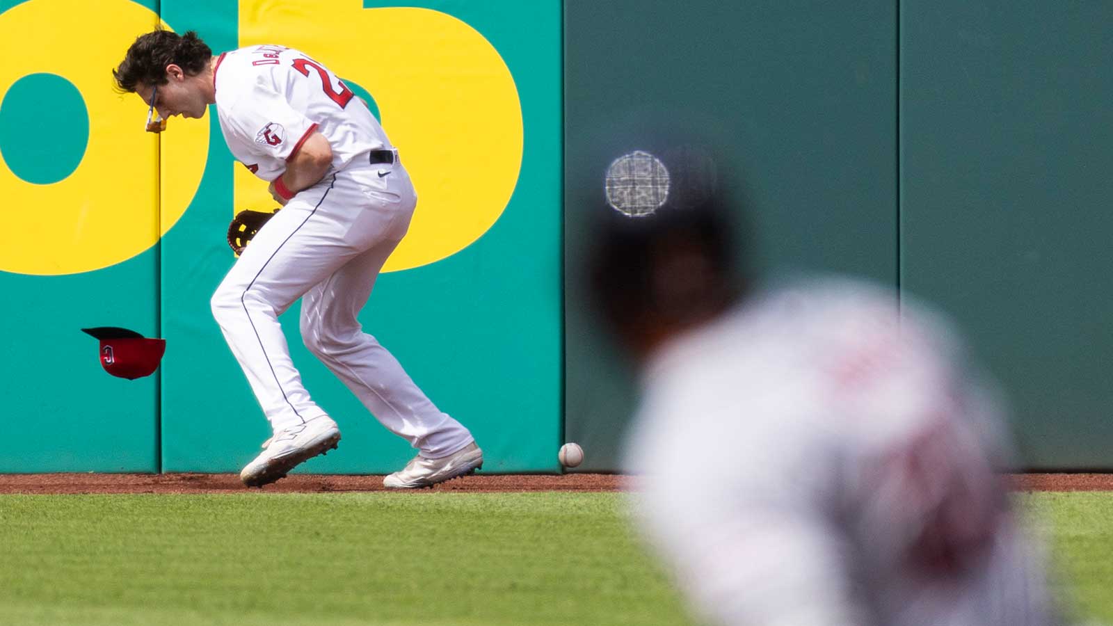 Guardians Catch a Break: Rookie Outfielder’s Wall Crash Isn’t as Bad as It Looked