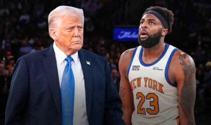 Trump’s MSG Invasion Sparks Security Frenzy: Mitchell Robinson Drops Shocking Response to Fan’s Wild Prediction