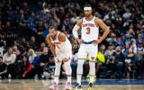 Jalen Brunson and Josh Hart Just Threw Strikes at Yankee Stadium — and the Crowd Ate It Up