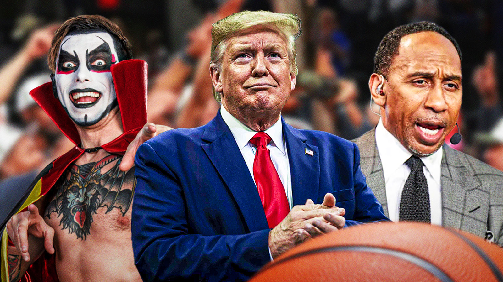 Stephen A. Smith Blamed Trump for the Knicks’ Game 3 Loss. Danhausen Wouldn’t Touch That.