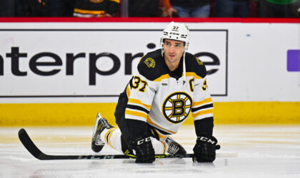 Patrice Bergeron’s 37 Will Hang in the Rafters. The Bruins Made It Official.