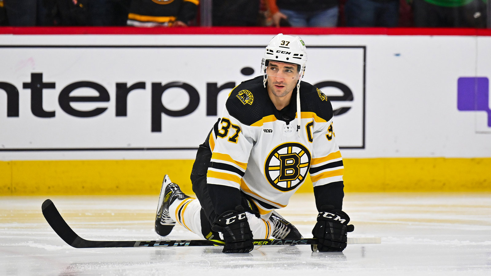 Patrice Bergeron’s 37 Will Hang in the Rafters. The Bruins Made It Official.
