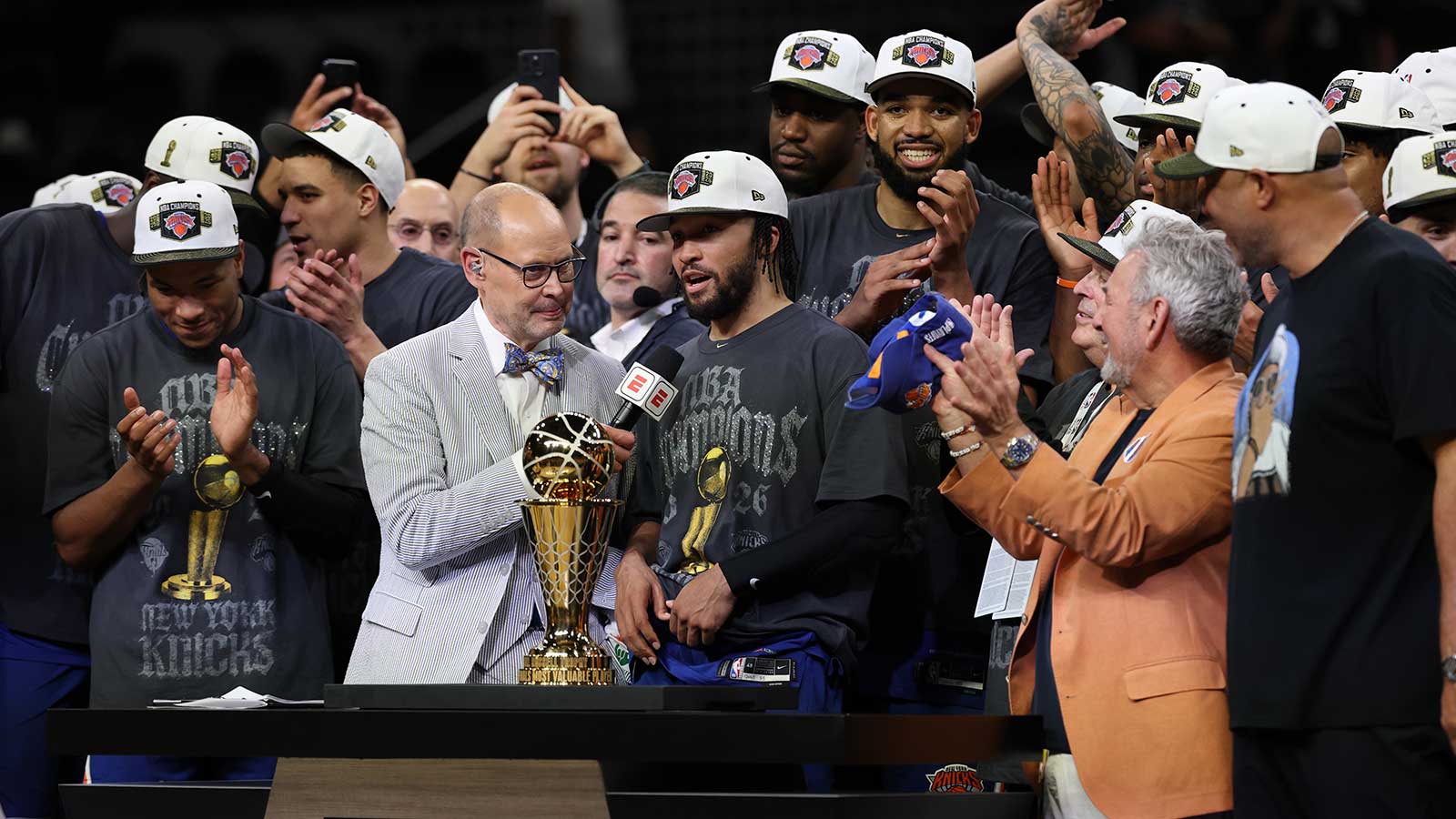 Jalen Brunson Had a Raw ‘We Really Did It’ Moment at the Knicks Parade and It Was Perfect