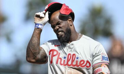 Phillies Lose Adolis Garcia for the Season After Lat Surgery