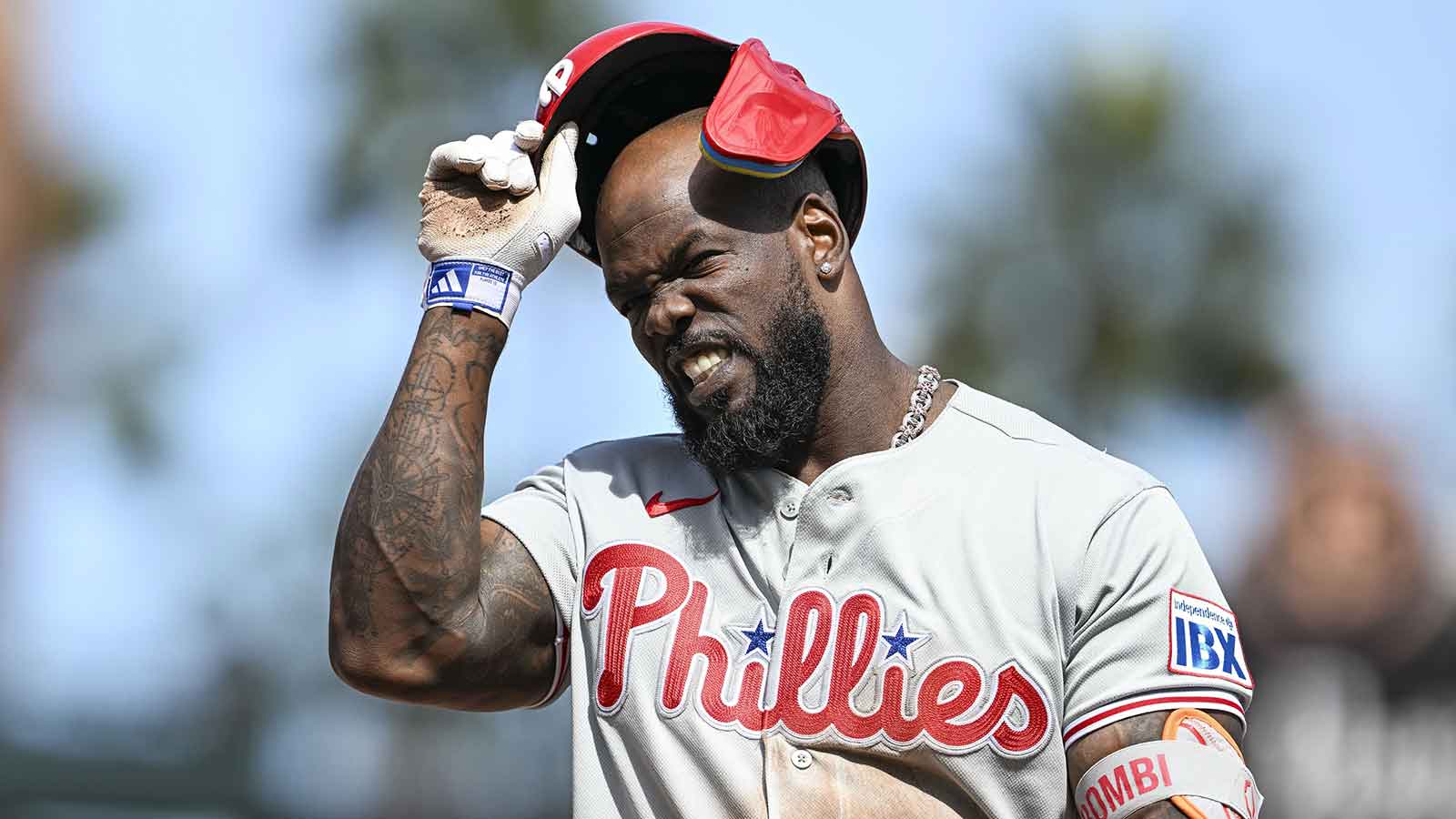 Phillies Lose Adolis Garcia for the Season After Lat Surgery
