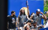 Jordan Clarkson Spotted a Sign at the Knicks Parade That Made Him Do a Double Take