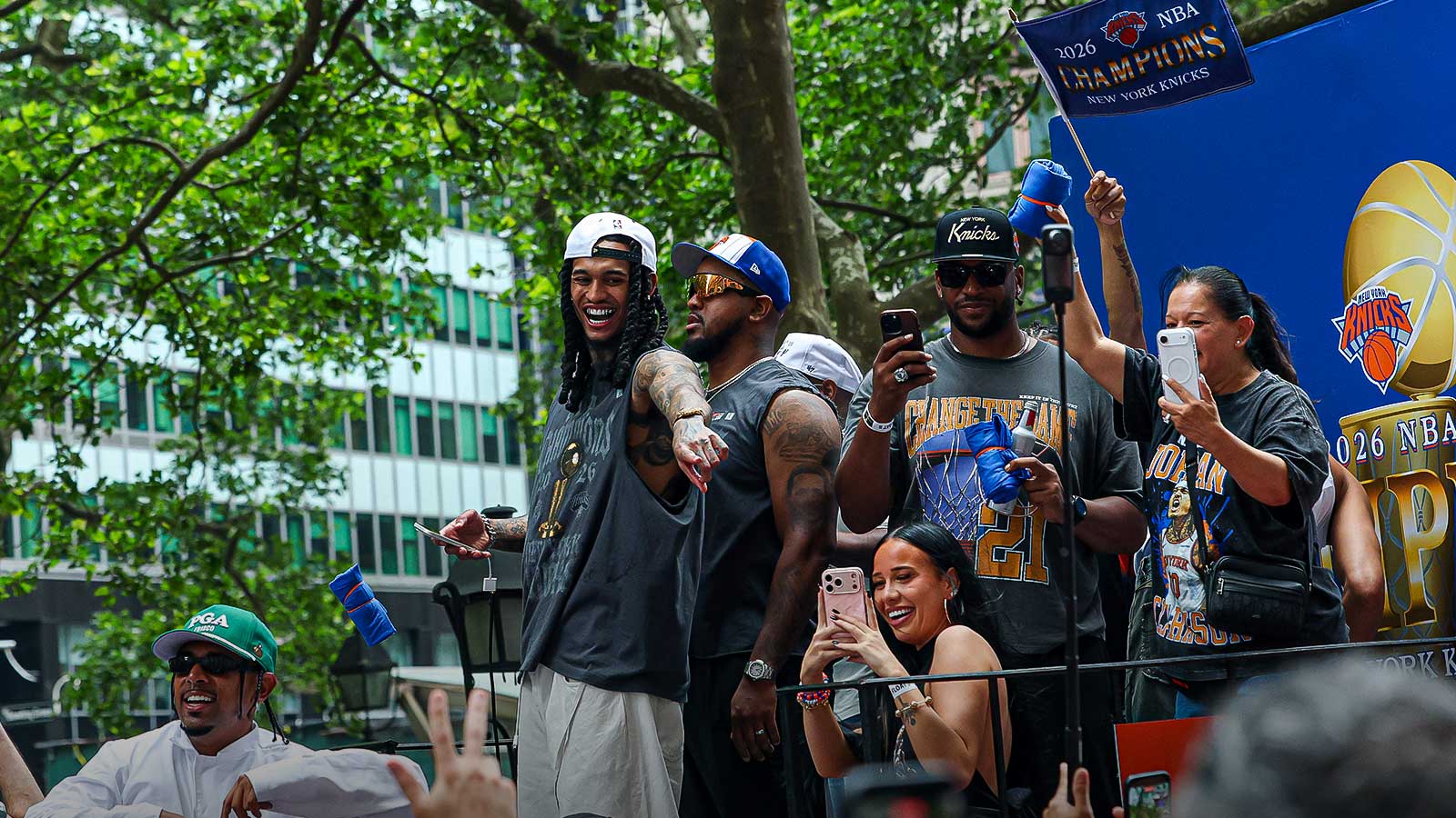 Manny Pacquiao Called Jordan Clarkson After the Knicks Won the Finals. The Video Is Everything.