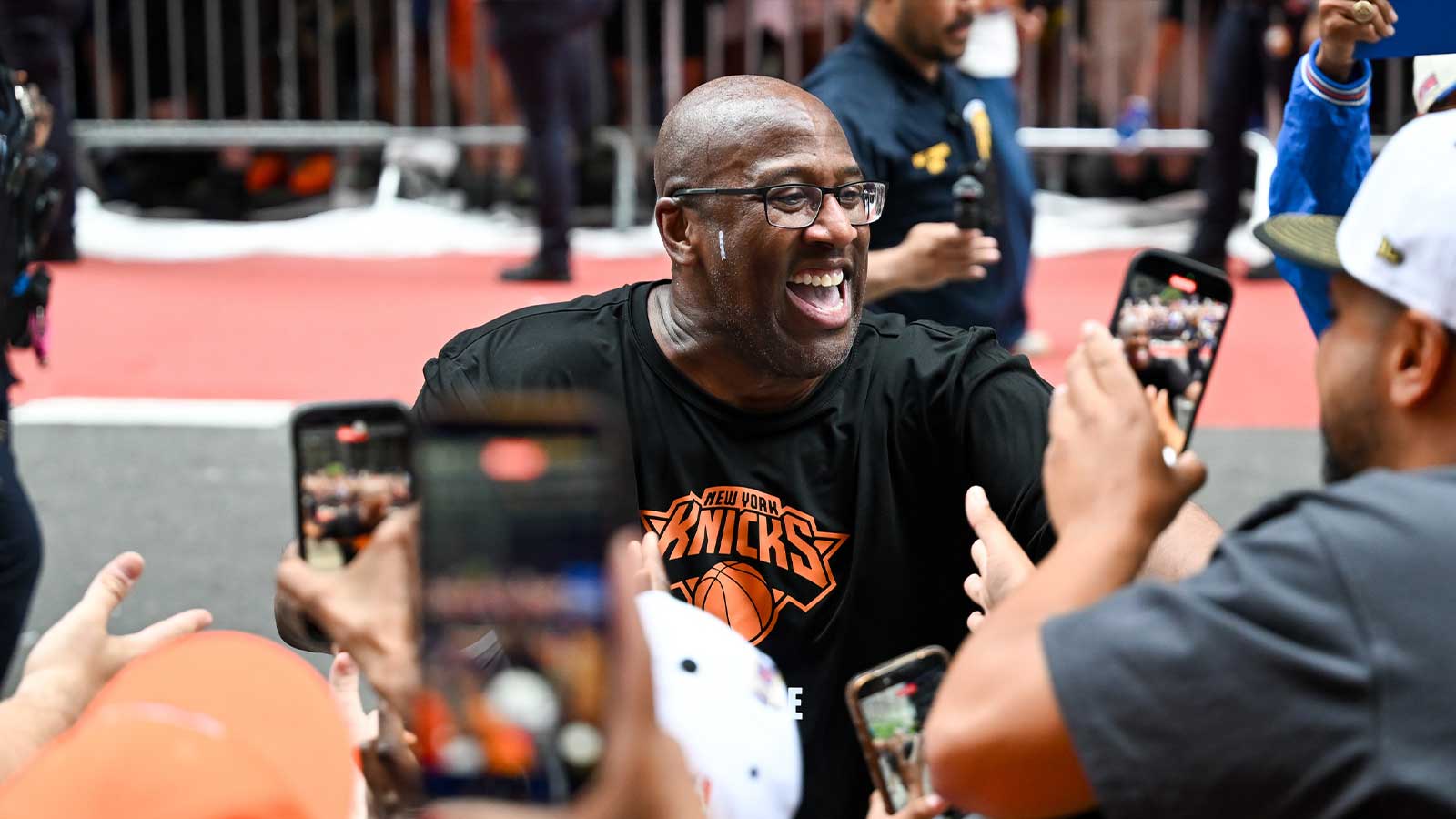 Mike Brown’s Championship Parade Shirt Made a Crude Nod to James Dolan’s NSFW Request