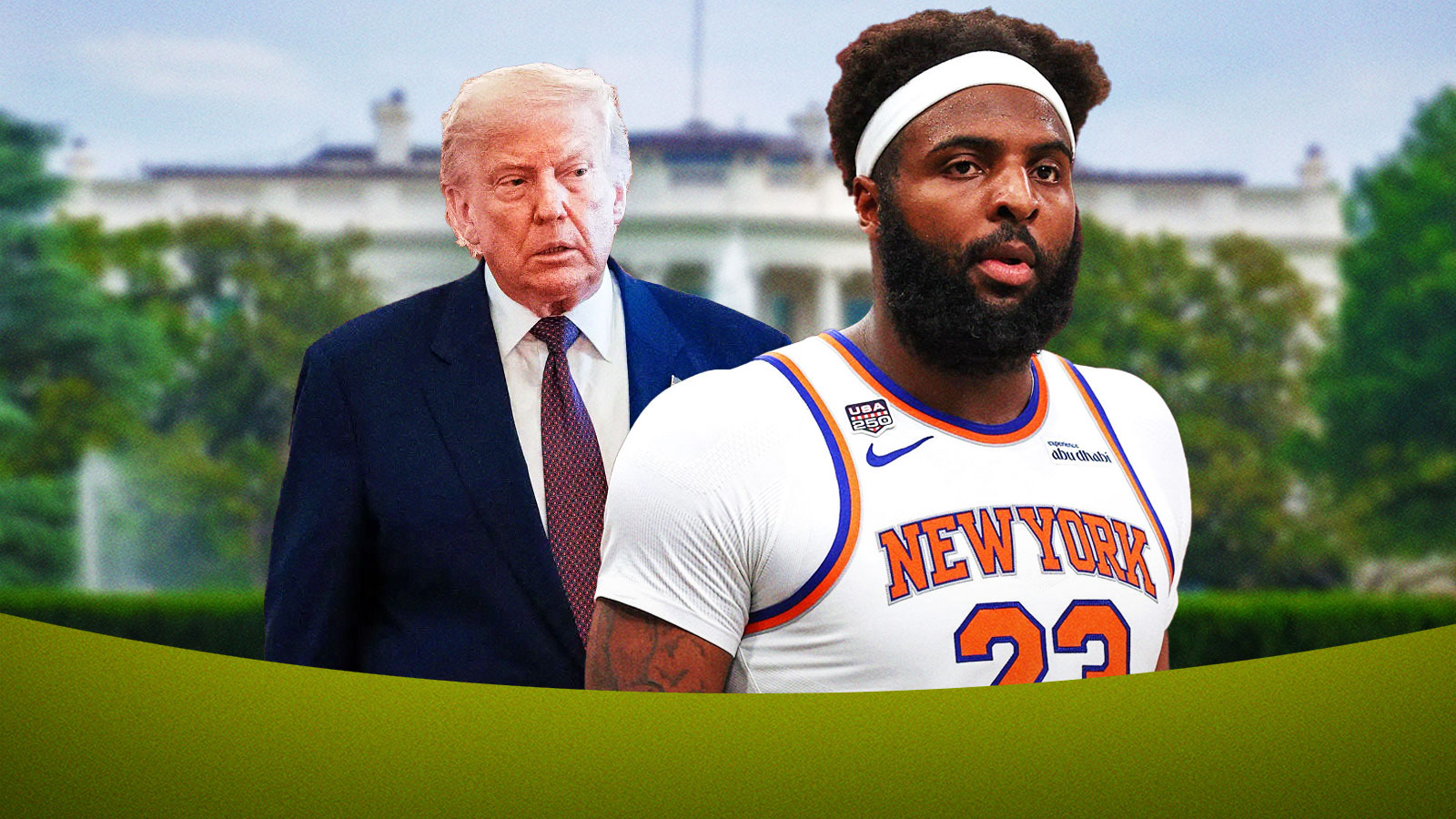 Mitchell Robinson Shuts Down Fan Who Asked How He Supports Trump as a Black Man
