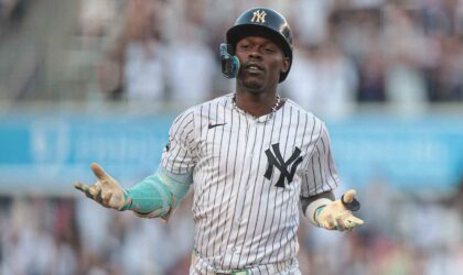 One Brutal Foul Tip Later, Jazz Chisholm Jr. Avoided Disaster and Made It Back in the Yankees Lineup