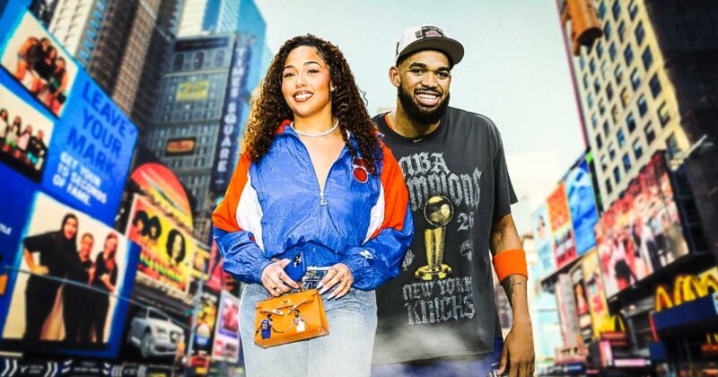 Jordyn Woods Packed Four 1-of-1 Trading Cards the Same Week the Knicks Won the Title