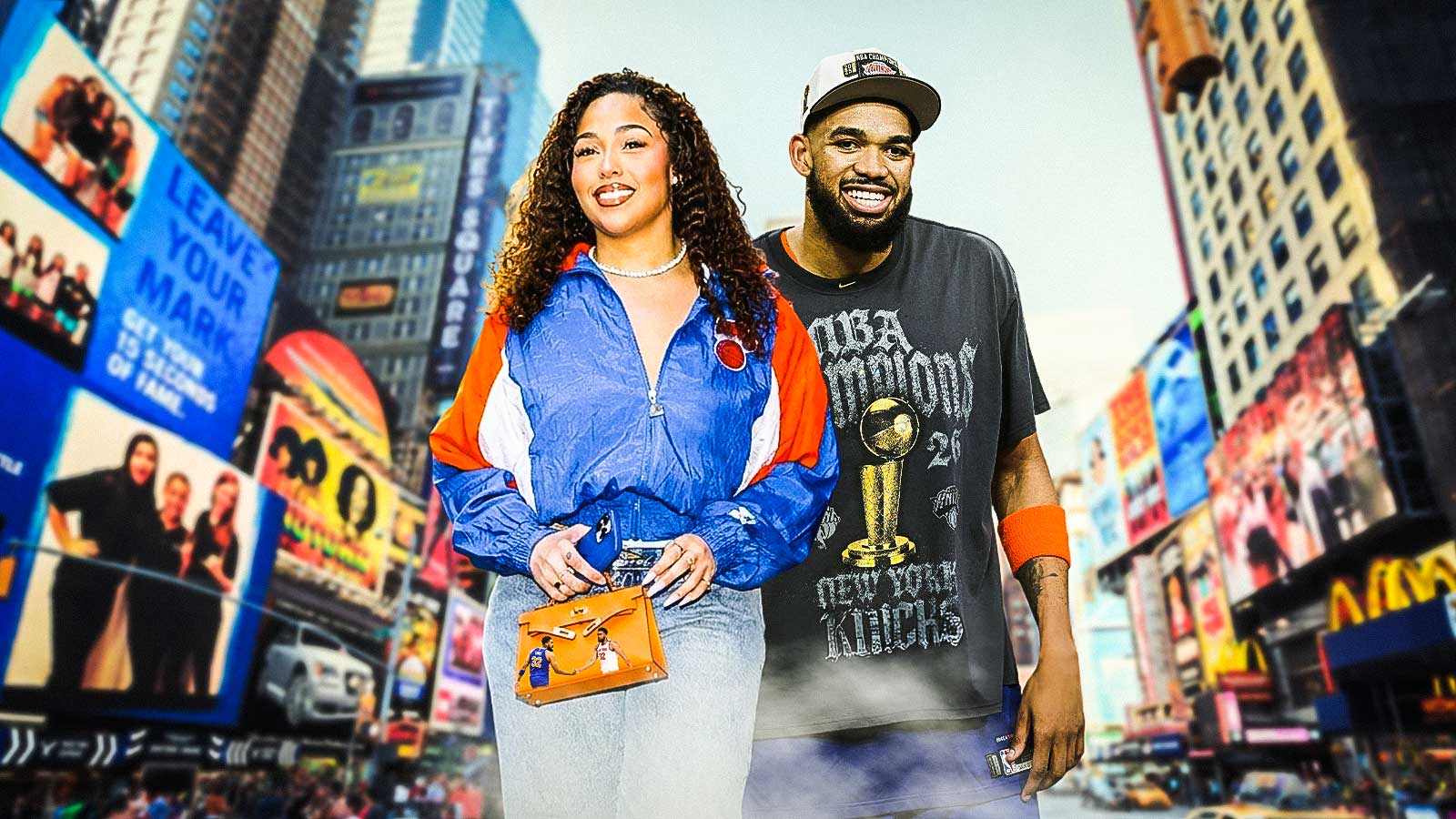 Jordyn Woods Packed Four 1-of-1 Trading Cards the Same Week the Knicks Won the Title