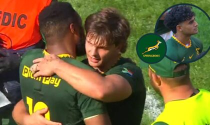 Lukhanyo Am Looked Like a Man Playing Against Kids in South Africa A’s 40-0 Rout of Zimbabwe