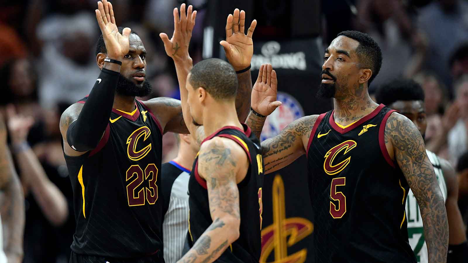 LeBron James and J.R. Smith Broke Out the Same Dance Moves From 2016 at the Cavs Reunion