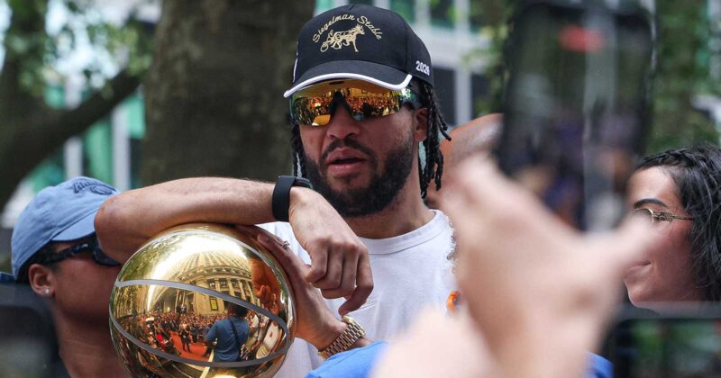 Jalen Brunson Joked About Trading His NBA Trophy for a Watch. The Actor Said Yes.