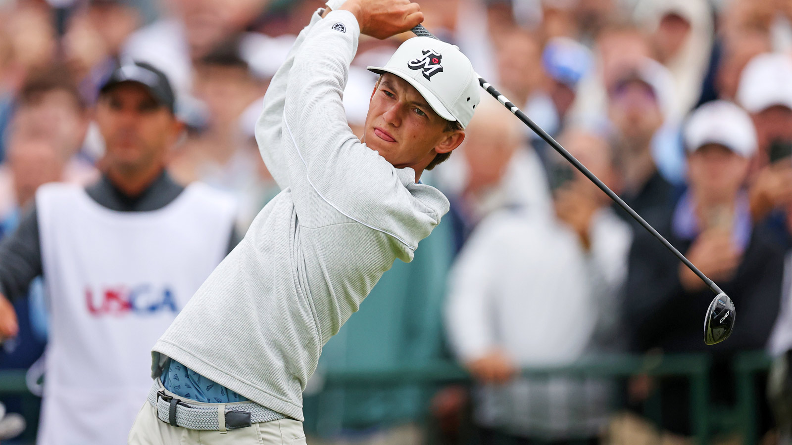 A 17-Year-Old Amateur Just Made the Best Father’s Day Move in US Open History