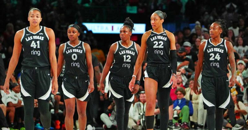 A’ja Wilson and the Aces Made the Valkyries Look Lost in a Brutal First Half