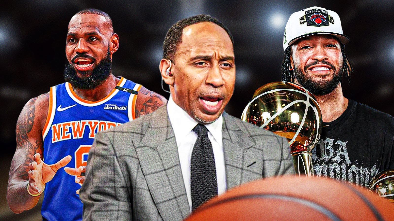 Stephen A. Smith Got So Desperate for a Knicks Title He Almost Begged LeBron James on Live TV
