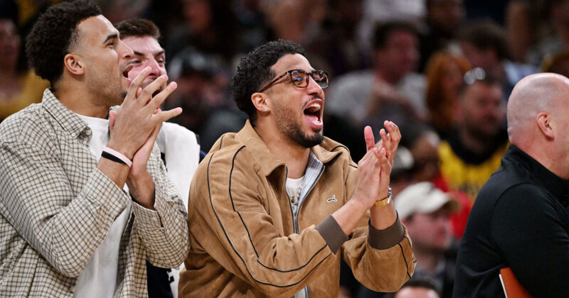 Tyrese Haliburton Grabs a Mop and the Spotlight During Fever-Mercury Game