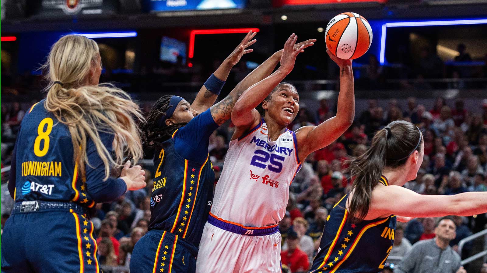 Myisha Hines-Allen Ejected After Shoving Alyssa Thomas as Fever-Mercury Boils Over