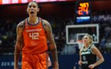 Brittney Griner Tops WNBA Blocks List. Then Her Son Walked Into the Press Conference.