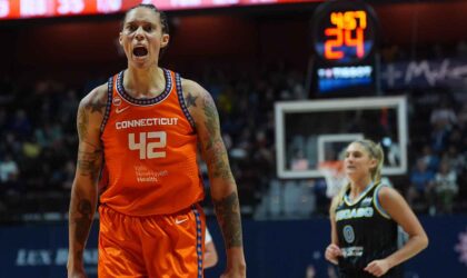 Brittney Griner Tops WNBA Blocks List. Then Her Son Walked Into the Press Conference.