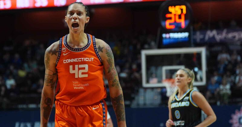 Brittney Griner Tops WNBA Blocks List. Then Her Son Walked Into the Press Conference.