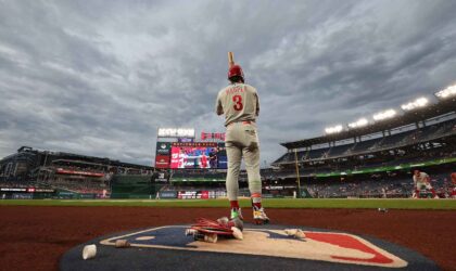 Bryce Harper Whispered Something to Brandon Marsh. Then Came the Home Run.