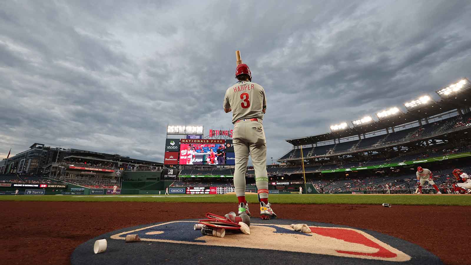Bryce Harper Whispered Something to Brandon Marsh. Then Came the Home Run.