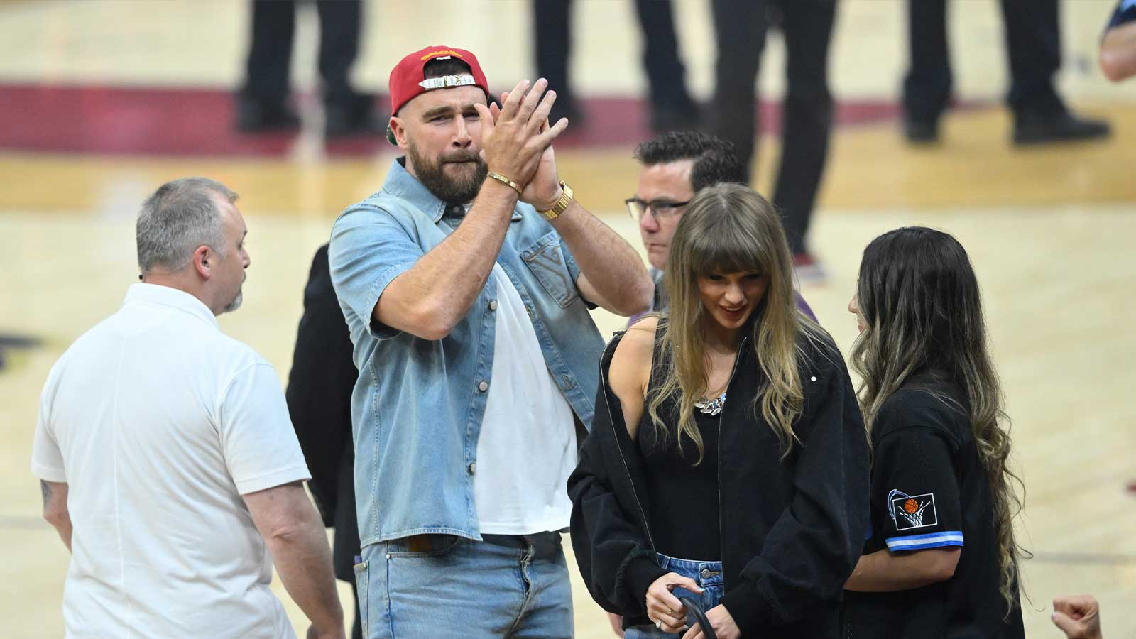 Taylor Swift and Travis Kelce Show Up at Tight End University Days Before Reported Wedding