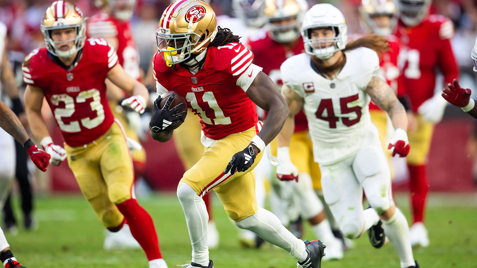 George Kittle’s comments on Brandon Aiyuk might tell us more than he intended