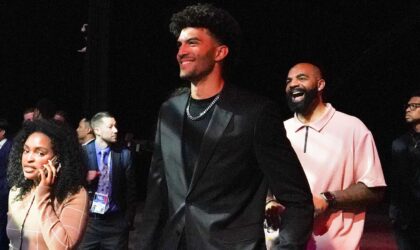 Cam Boozer Showed Up to the NBA Draft in a White Suit. That Wasn’t the Only Thing He Borrowed from LeBron.