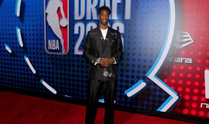 AJ Dybantsa Honors Terrence Clarke at the NBA Draft. The Moment Meant More Than a Pin.