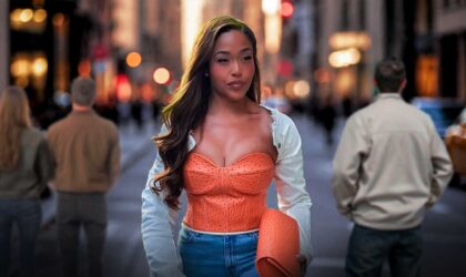 Jordyn Woods’ ‘Lucky’ Orange Bag Headed to the Guggenheim After Knicks’ Championship Run