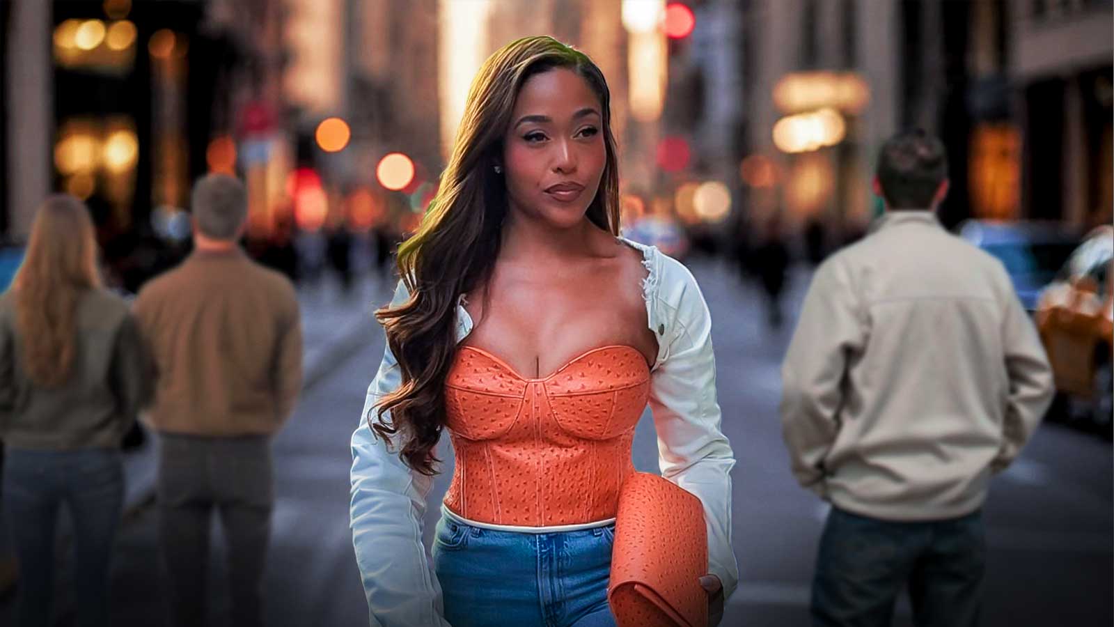 Jordyn Woods’ ‘Lucky’ Orange Bag Headed to the Guggenheim After Knicks’ Championship Run