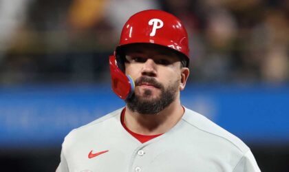 Kyle Schwarber’s Back Locked Up Minutes Before First Pitch. The Phillies Say It’s Not a Big Deal.