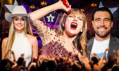 Taylor Swift Flashed Her Engagement Ring Mid-Song at Travis Kelce’s Tight End University and the Crowd Lost It